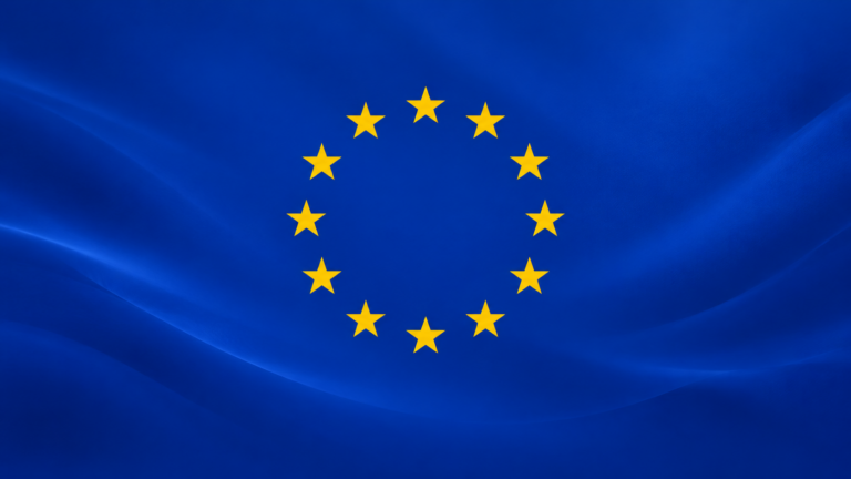 European Union flag representing EU research and innovation policy.