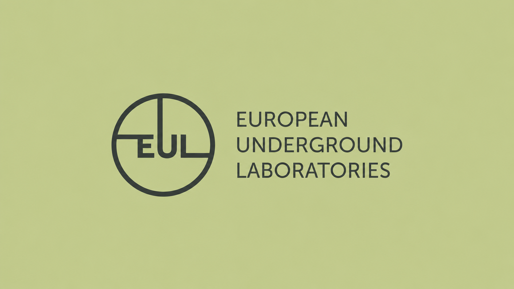 European Underground Laboratories (EUL) logo on a light green background.